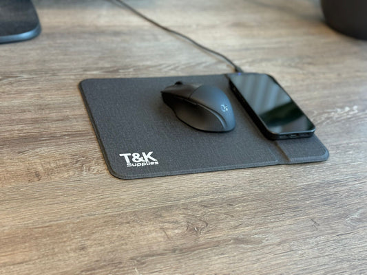 Muismat met 15W draadloze oplader